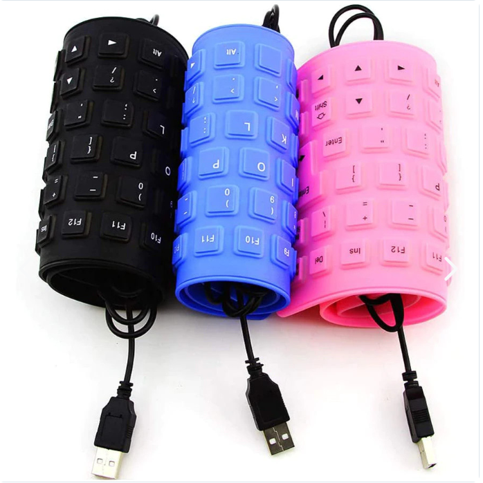 TECLADO FLEXIBLE USB SILICONADO