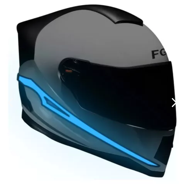 TIRA LUZ LED PARA CASCO DE MOTO