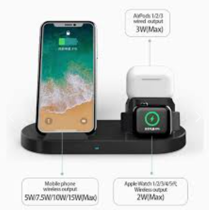 BASE ESTACION DE CARGA 3 EN 1