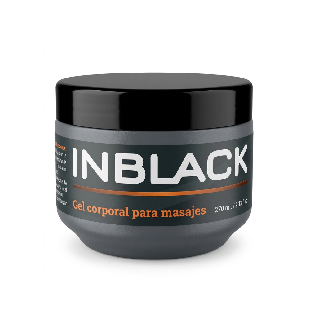 GEL CORPORAL PARA MASAJES INBLACK