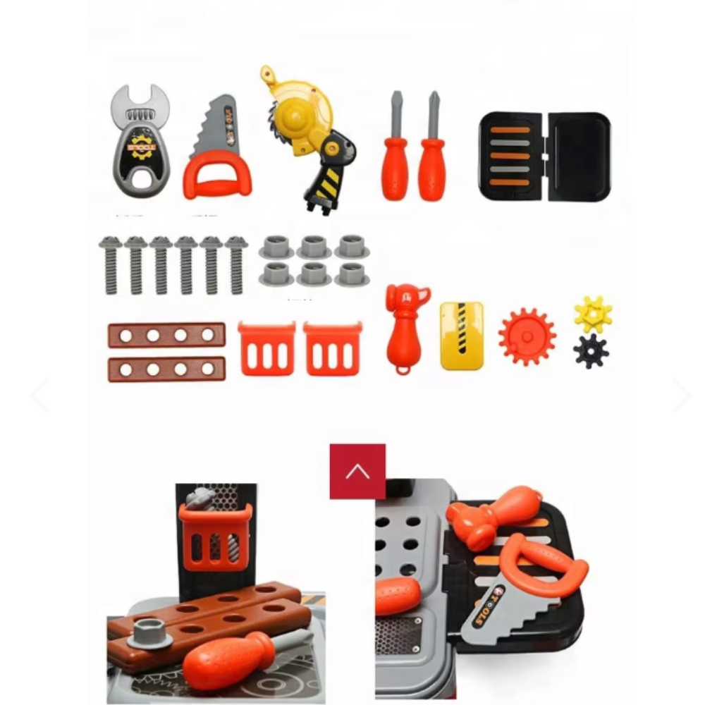 SET DE HERRAMIENTAS INFANTIL CONVERTIBLE EN MALETA CON RUEDAS