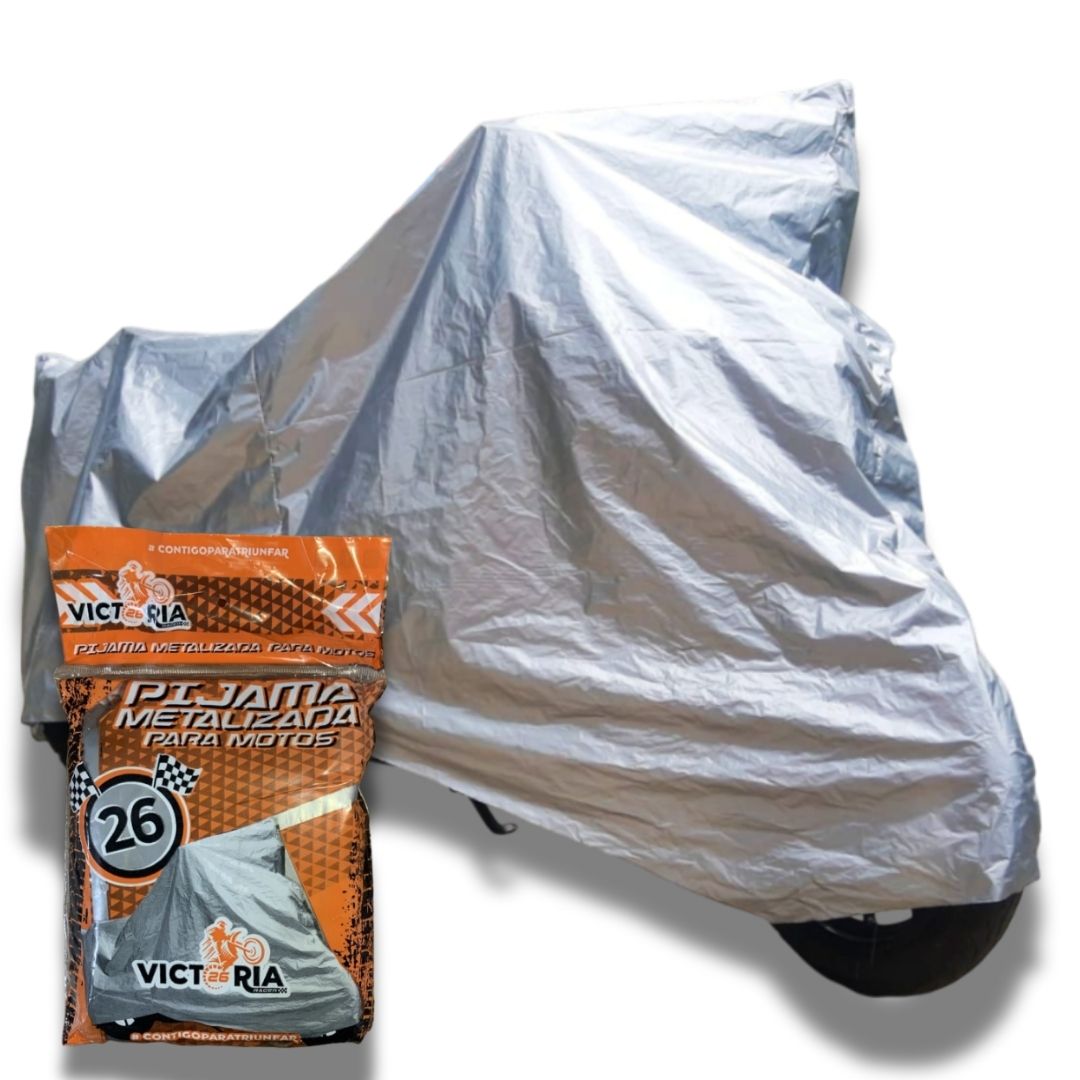 IMPERMEABLE METALIZADO + PIJAMA METALIZADA PARA MOTO