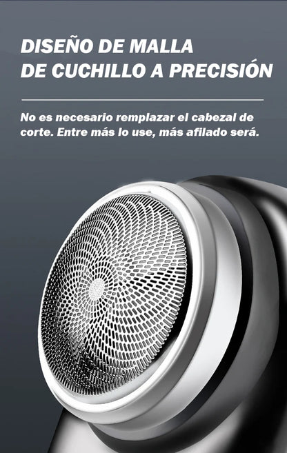 MINI AFEITADORA ELECTRICA PORTATIL CON CARGA USB