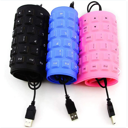 TECLADO FLEXIBLE USB SILICONADO