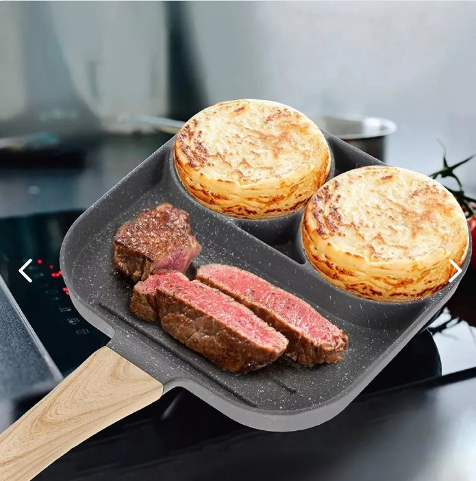 SARTEN PARA FREIR DE 3 PUESTOS