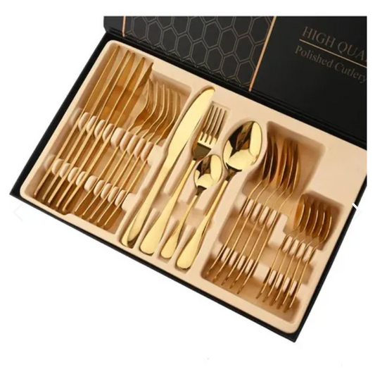 JUEGO DE CUBIERTOS X24 LUXURY