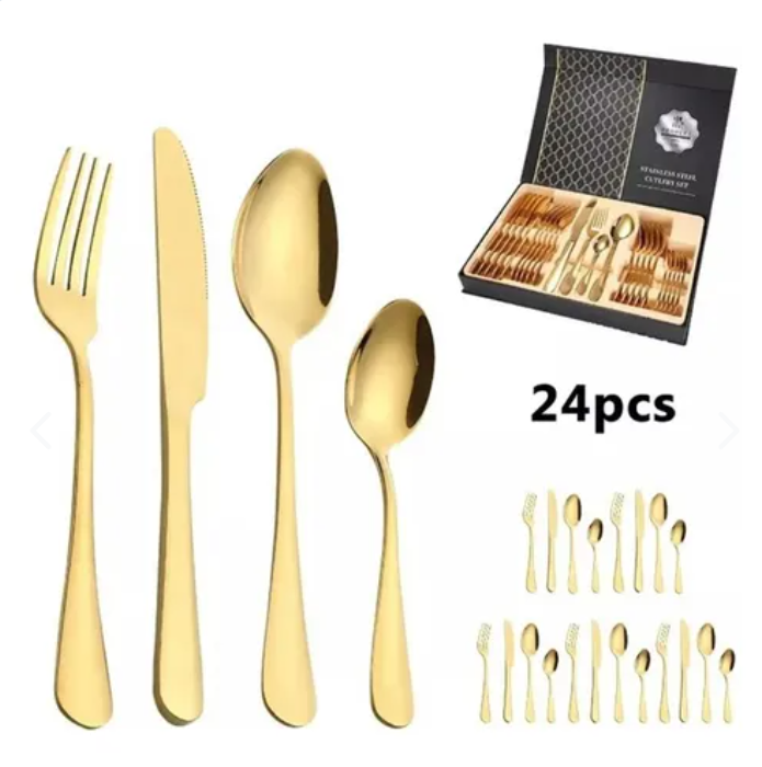 JUEGO DE CUBIERTOS X24 LUXURY