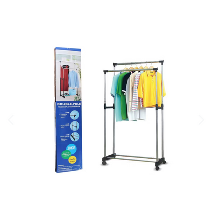 PERCHERO DE ROPA X2