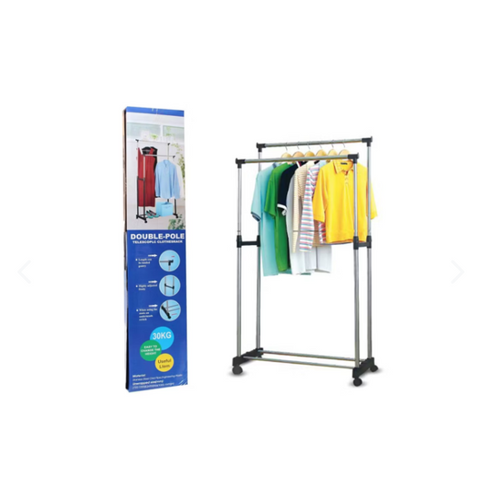 PERCHERO DE ROPA X2