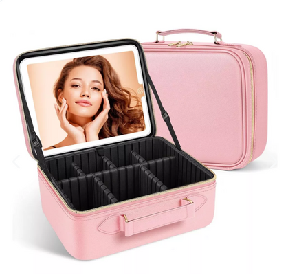 COSMETIQUERA DE MAQUILLAJE CON ESPEJO