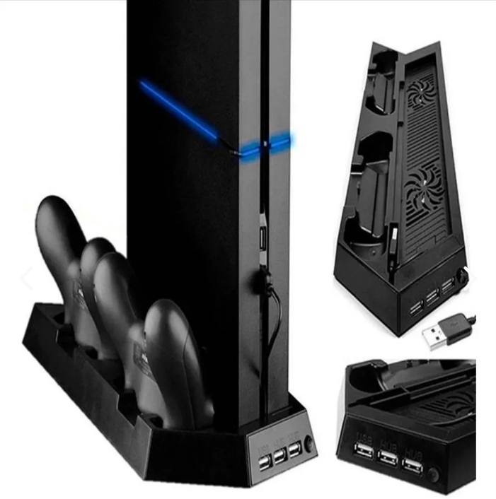 BASE VERTICAL REFRIGERANTE PARA CONTROLES PS4
