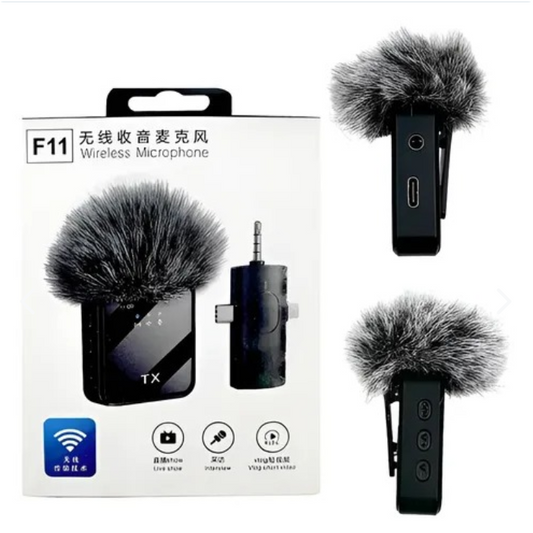 MICROFONO INALAMBRICO DE SOLAPA TX F11