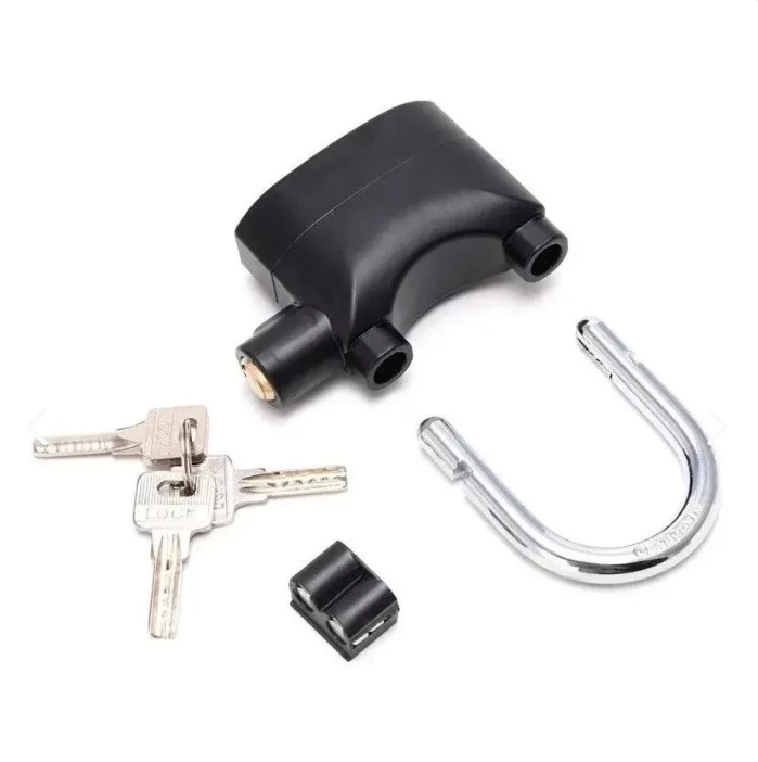 CANDADO ALARMA PARA MOTOS Y BICICLETAS