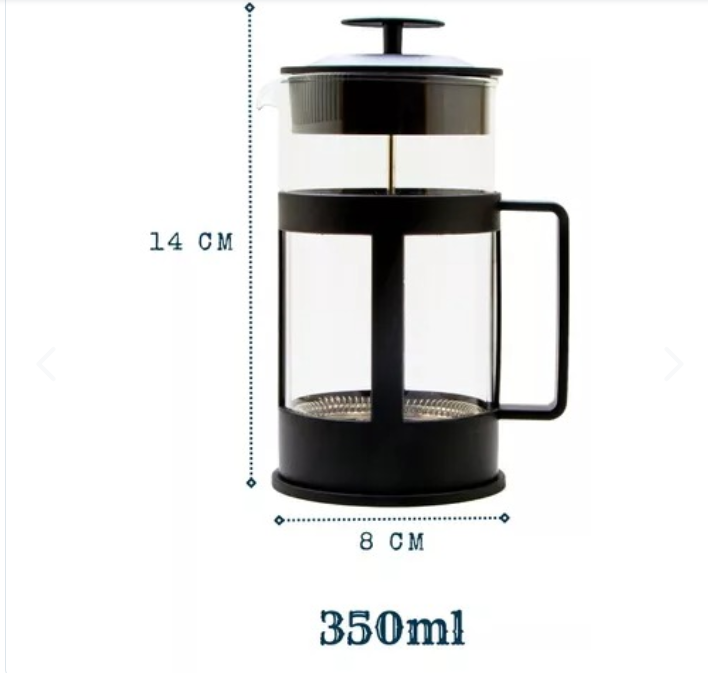 CAFETERA PRENSA FRANCESA EN VIDRIO 1L