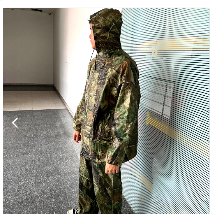 IMPERMEABLE CAMUFLADO 2 PIEZAS PARA MOTO