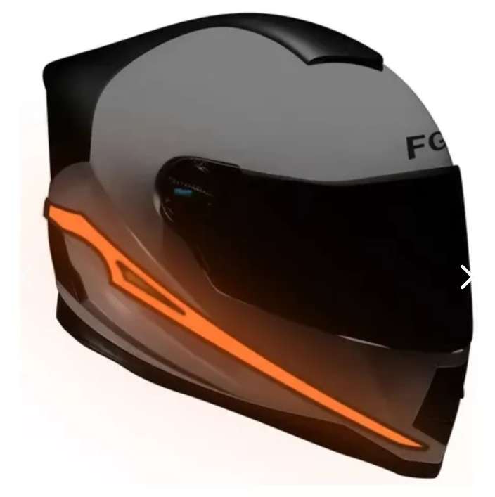 TIRA LUZ LED PARA CASCO DE MOTO