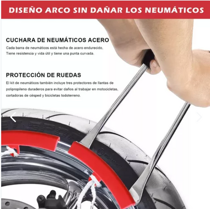 KIT PARA DESMONTAR LLANTAS DE MOTO