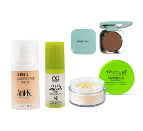 KIT MAQUILLAJE PIEL INTERMEDIO #3