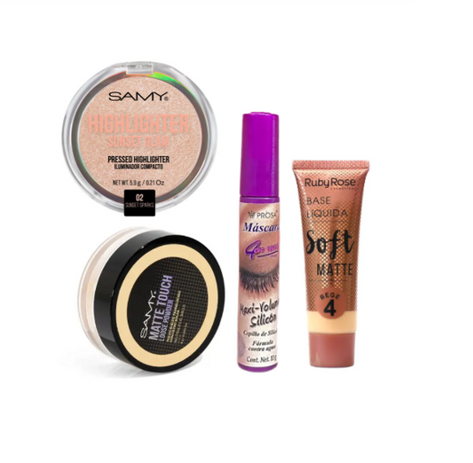 KIT DE MAQUILLAJE PIEL INTERMEDIO RADIANTE #4