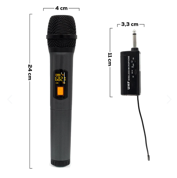 MICROFONO INHALAMBRICO DXU110