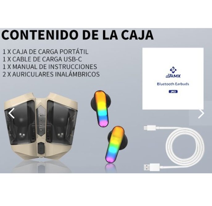 AUDIFONOS INALAMBRICOS JKMX GAMER JK3