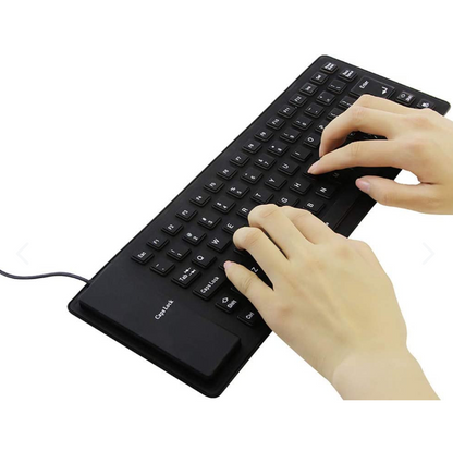 TECLADO FLEXIBLE USB SILICONADO