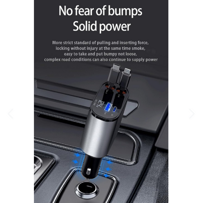 CARGADOR CARRO RETRACTIL 4 EN 1