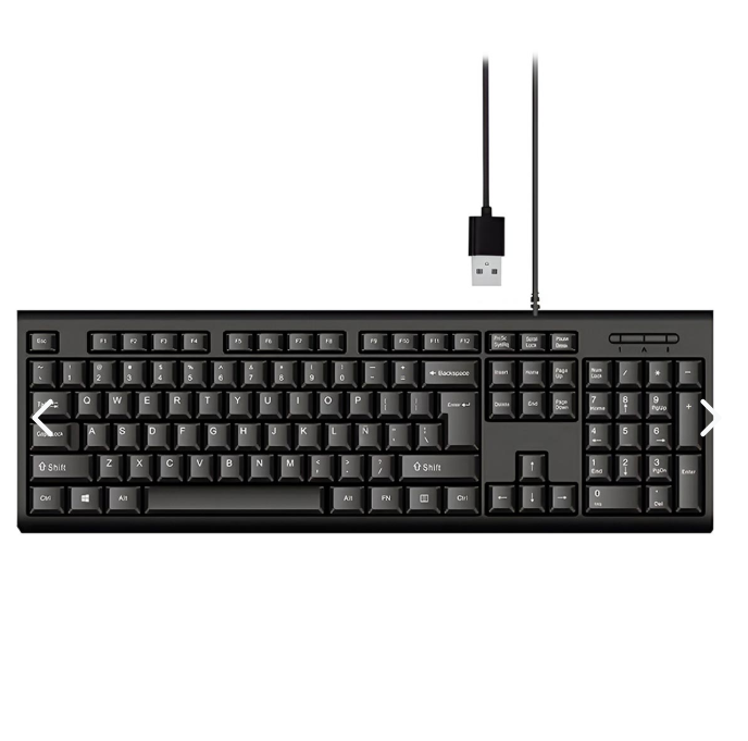 TECLADO ALAMBRICO MULTIFUNCIONAL