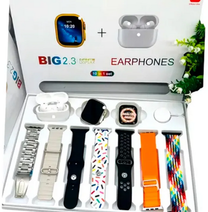 COMBO DE RELOJ Y AUDIFONOS