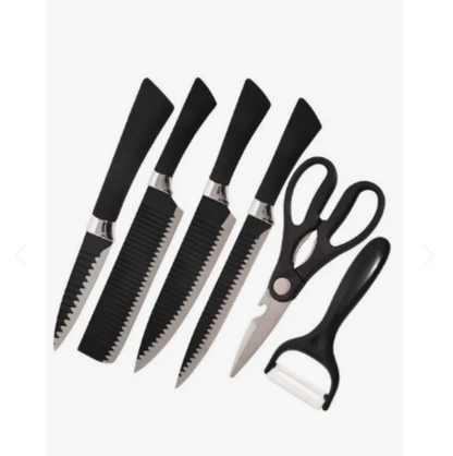 SET DE CUCHILLOS 6 PIEZAS