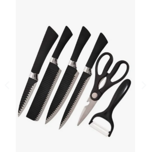 SET DE CUCHILLOS 6 PIEZAS