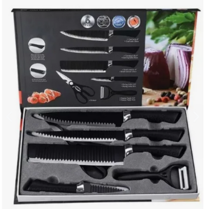 SET DE CUCHILLOS 6 PIEZAS