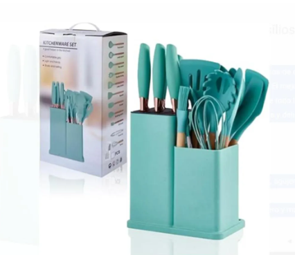 SET DE UTENSILIOS DE COICNA 19 PIEZAS