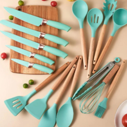 SET DE UTENSILIOS DE COICNA 19 PIEZAS