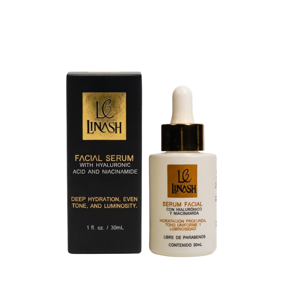 SERUM FACIAL LINASH - HIDRATACION PROFUNDA Y LUMINOSIDAD