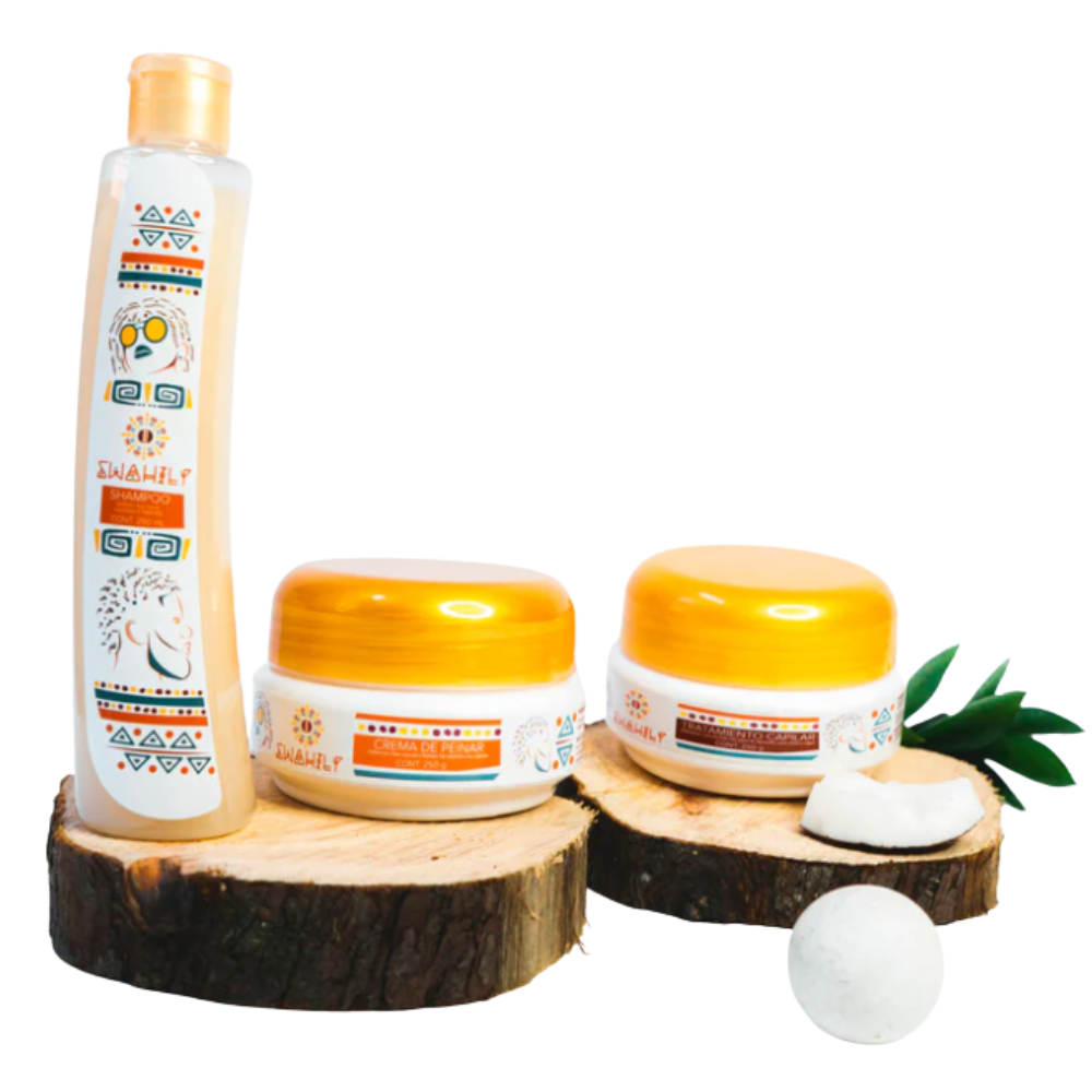 KIT LIMPIEZA, HIDRATACION Y DEFINICION SWAHILY 250GR