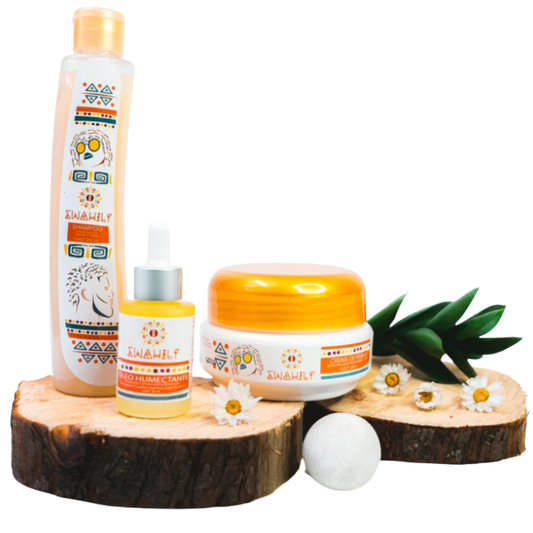 KIT LIMPIEZA, HIDRATACION Y DEFINICION SWAHILY 250GR