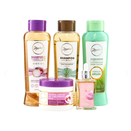 KIT REVITALIZANTE CABELLO LARGO Y FUERTE ANYELUZ