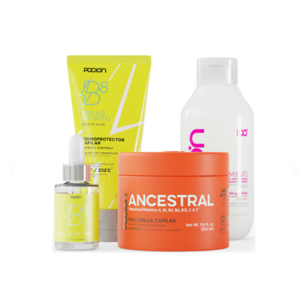 KIT BRILLO DE INFARTO Y PROTECCION TOTAL LA POCION