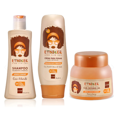 KIT DEFINICION Y NUTRICION AFRO SIN LIMITES ETNIKER