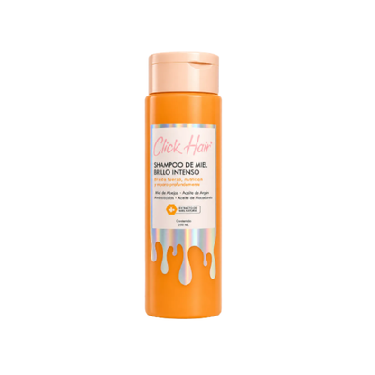 KIT CAPILAR CLICK HAIR LINEA DE MIEL BRILLO INTENSO Y TERMOPROTECCION