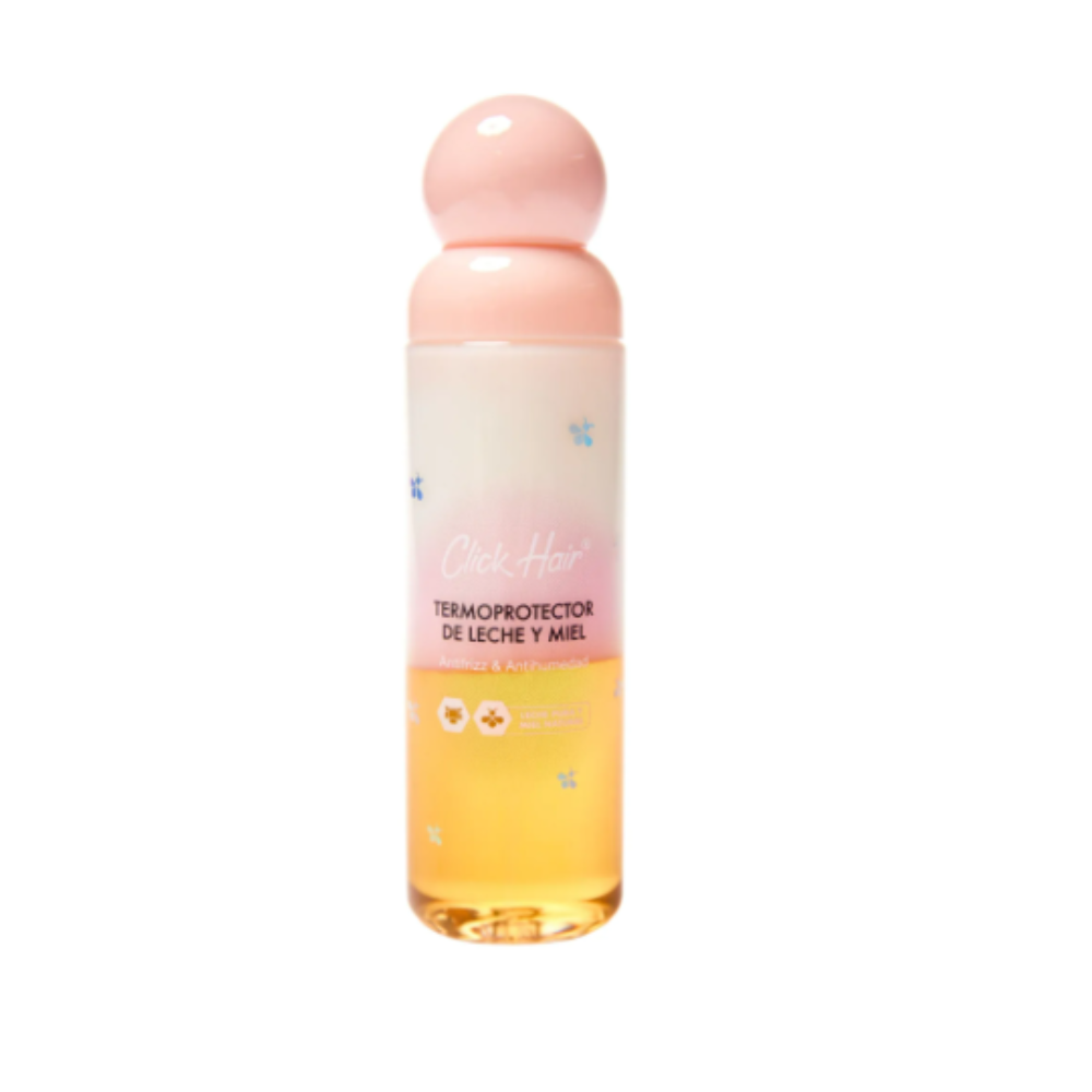 KIT CAPILAR CLICK HAIR LINEA DE MIEL BRILLO INTENSO Y TERMOPROTECCION