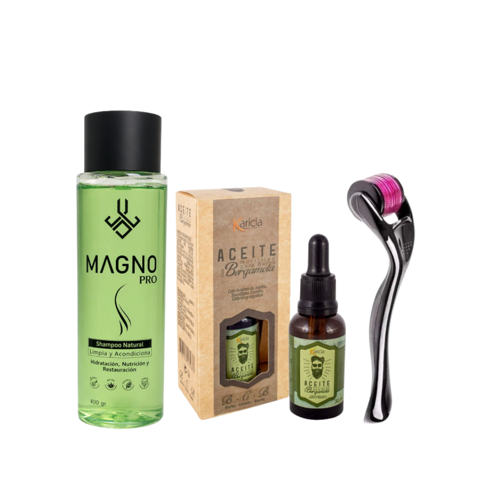 KIT CAPILAR MASCULINO CRECIMIENTO Y RESTAURACION MAGNO
