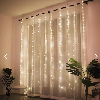 NAVIDAD - GUIRNALDA DE LUCES LED RGB INTELIGENTES CON CONTROL REMOTO 10MTS