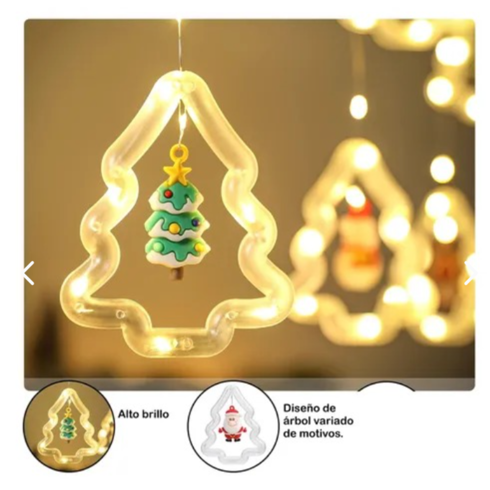 LUCES CASCADAS DE NAVIDAD X3M