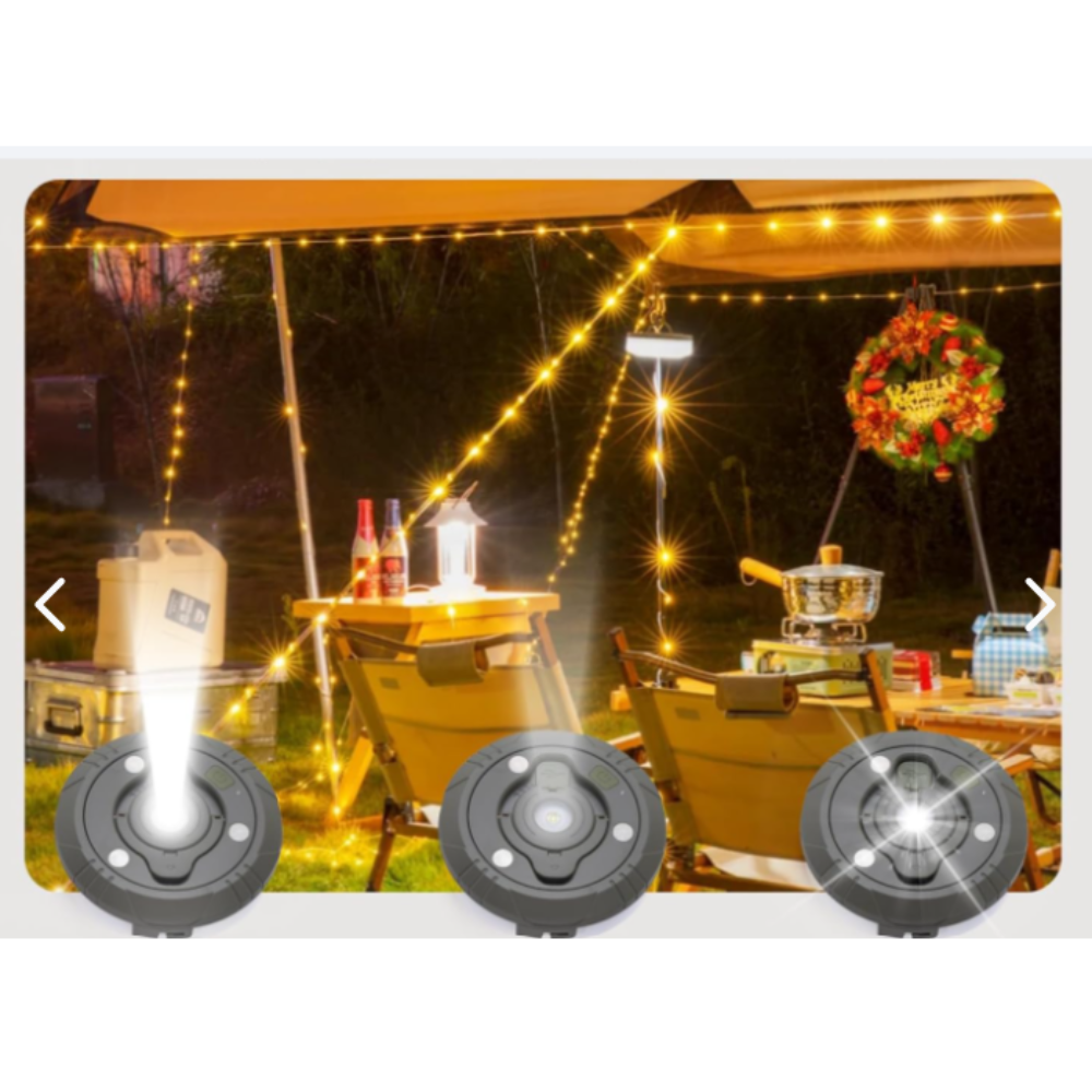 NAVIDAD - CADENA DE LUCES LED CON GUIRNALDA INTEGRADA