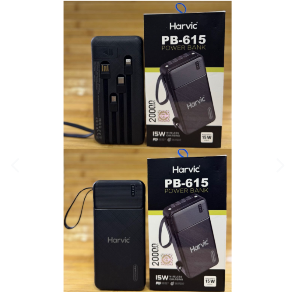 POWER BANK HARVIC 20.000 MAH CARGA RAPIDA