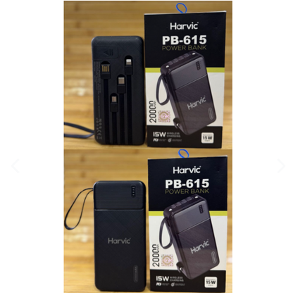 POWER BANK HARVIC 20.000 MAH CARGA RAPIDA