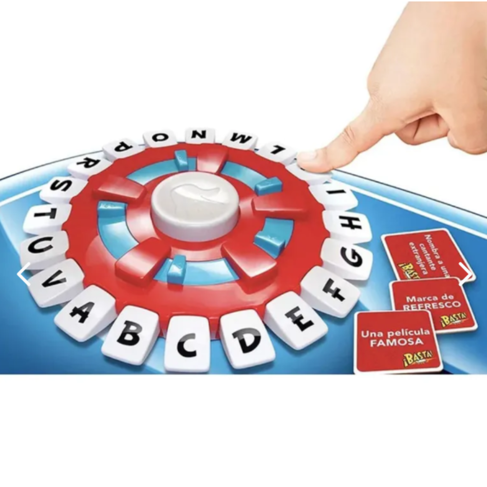 JUEGO DE MESA ¡BASTA! EL ORIGINAL - VELOZ JUEGO DE PALABRAS Y HABILIDAD MENTAL