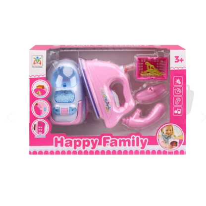 SET DE ELECTRODOMESTICOS DE JUGUETE INFANTIL - LAVANDERIA Y LIMPIEZA